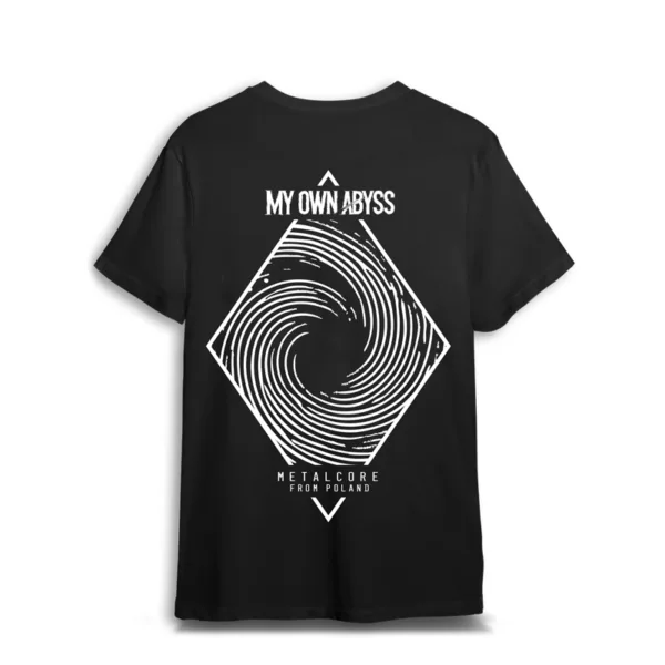My Own Abyss METALCORE FROM POLAND Black T-shirt BACK
